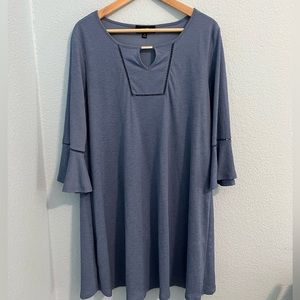 Formal/ Professional Blue Mid Length Dress